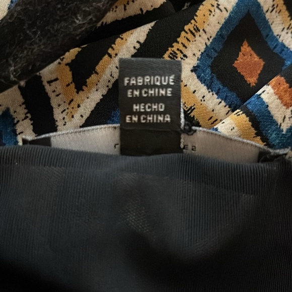 Laundry by Shelli Segal Shift Dress Split Neck open sleeve  Geometric.pa… - Picture 8 of 8